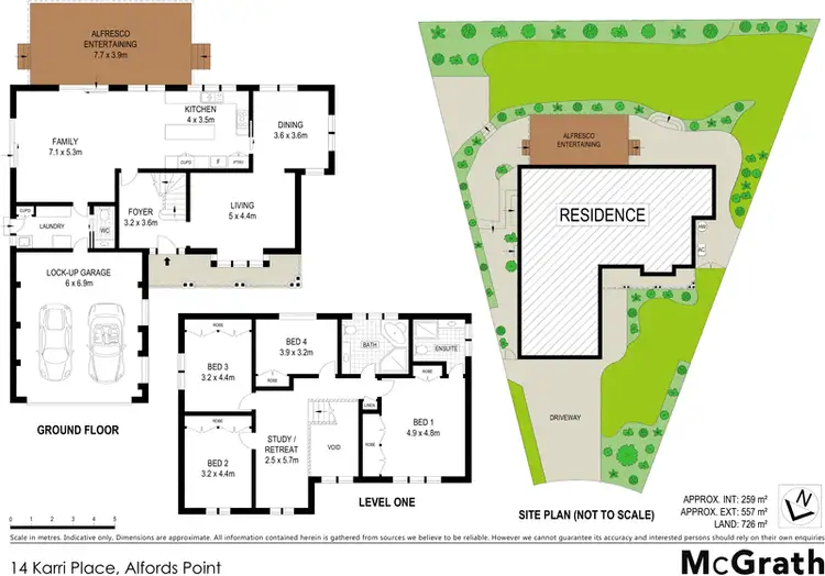 Floorplan of Homely house listing, 14 Karri Place, Alfords Point NSW 2234