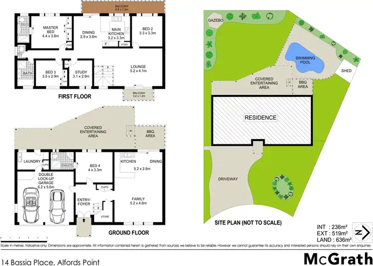 Floorplan of Homely house listing, 14 Bassia Place, Alfords Point NSW 2234
