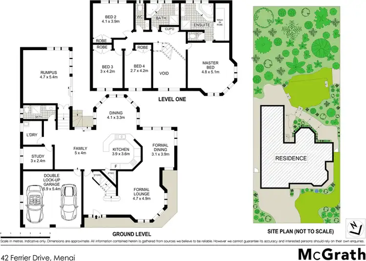Floorplan of Homely house listing, 42 Ferrier Drive, Menai NSW 2234