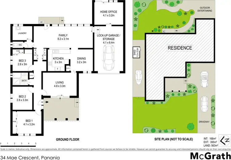 Floorplan of Homely house listing, 34 Mae Crescent, Panania NSW 2213