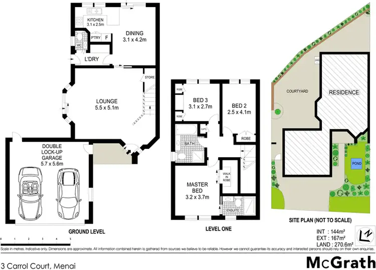 Floorplan of Homely townhouse listing, 3 Carrol Court, Menai NSW 2234