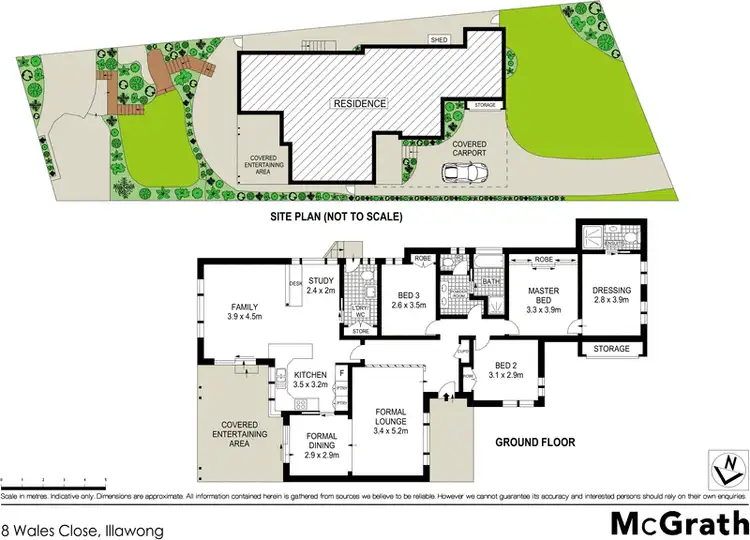 Floorplan of Homely house listing, 8 Wales Close, Illawong NSW 2234