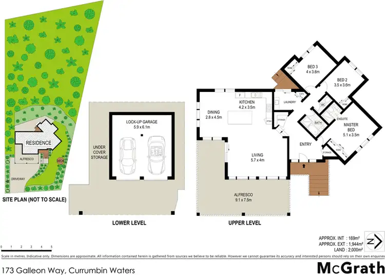 Floorplan of Homely house listing, 173 Galleon Way, Currumbin Waters QLD 4223