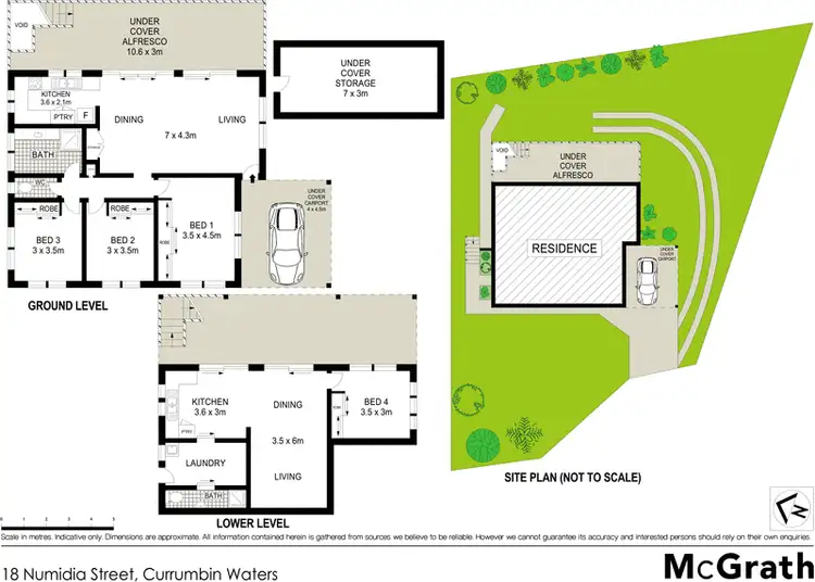 Floorplan of Homely house listing, 18 Numidia Street, Currumbin Waters QLD 4223