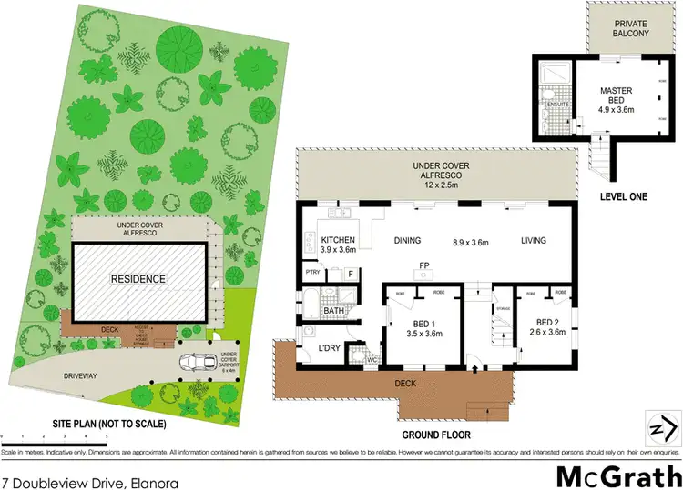 Floorplan of Homely house listing, 7 Doubleview Drive, Elanora QLD 4221
