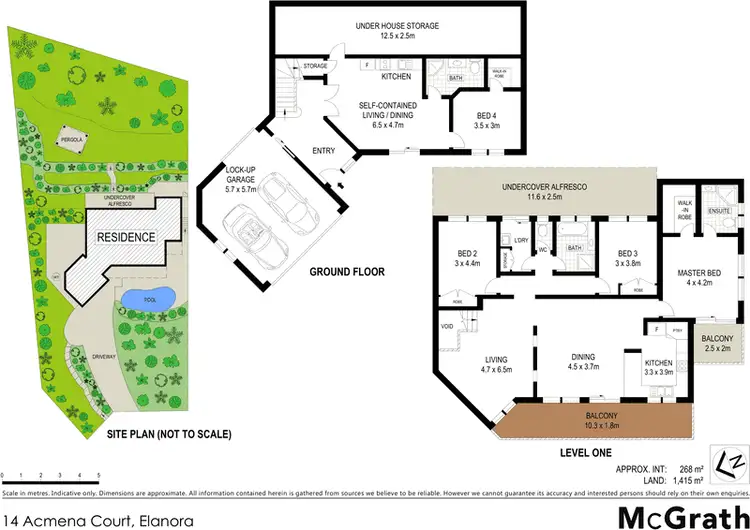 Floorplan of Homely house listing, 14 Acmena Court, Elanora QLD 4221