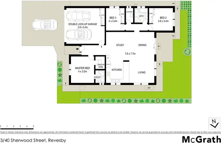 Floorplan of Homely villa listing, 3/40 Sherwood Street, Revesby NSW 2212