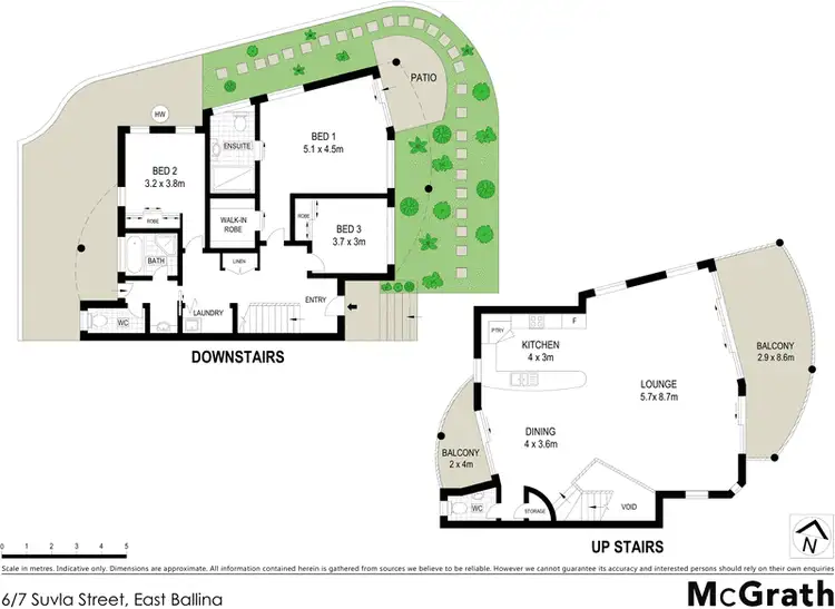Floorplan of Homely townhouse listing, 6/7 Suvla Street, East Ballina NSW 2478