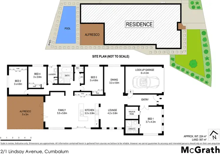 Floorplan of Homely house listing, 2/1 Lindsay Avenue, Cumbalum NSW 2478