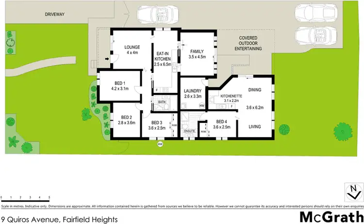 Floorplan of Homely house listing, 9 Quiros Avenue, Fairfield West NSW 2165