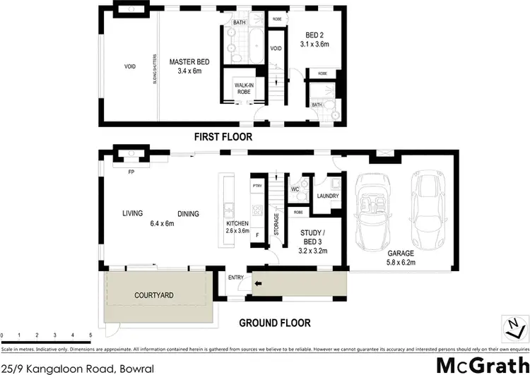 Floorplan of Homely villa listing, 25 'Magnolia' 9 Kangaloon Road, Bowral NSW 2576