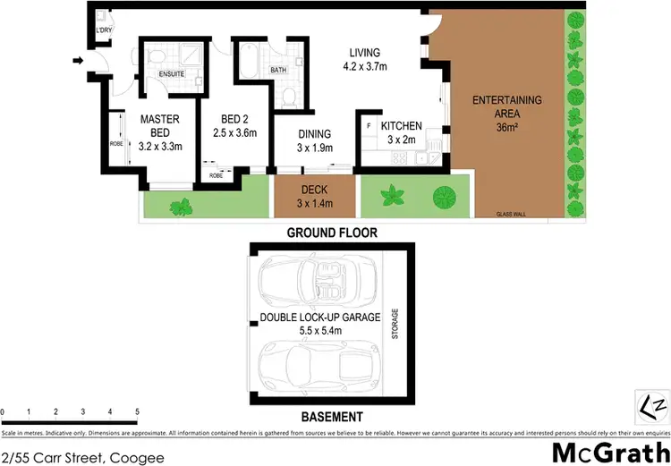 Floorplan of Homely apartment listing, 2/55 Carr Street, Coogee NSW 2034