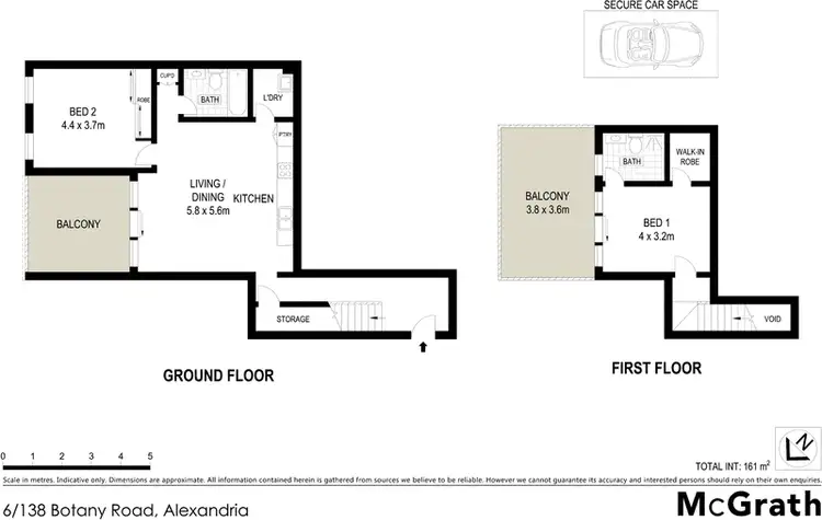 Floorplan of Homely apartment listing, 6/138 Botany Road, Alexandria NSW 2015