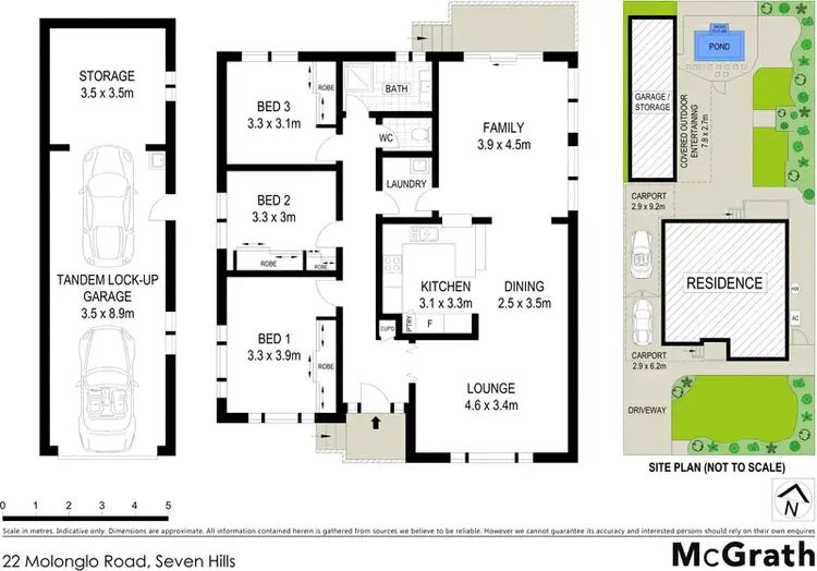 Floorplan of Homely house listing, 22 Molonglo Road, Seven Hills NSW 2147