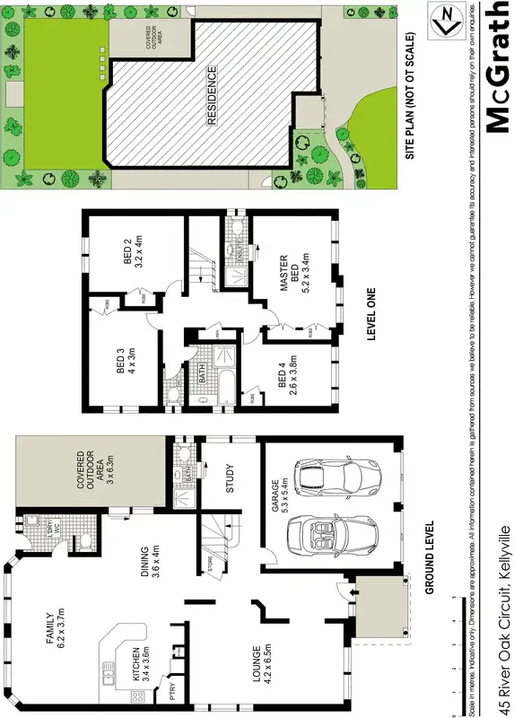Floorplan of Homely house listing, 45 River Oak Circuit, Kellyville NSW 2155