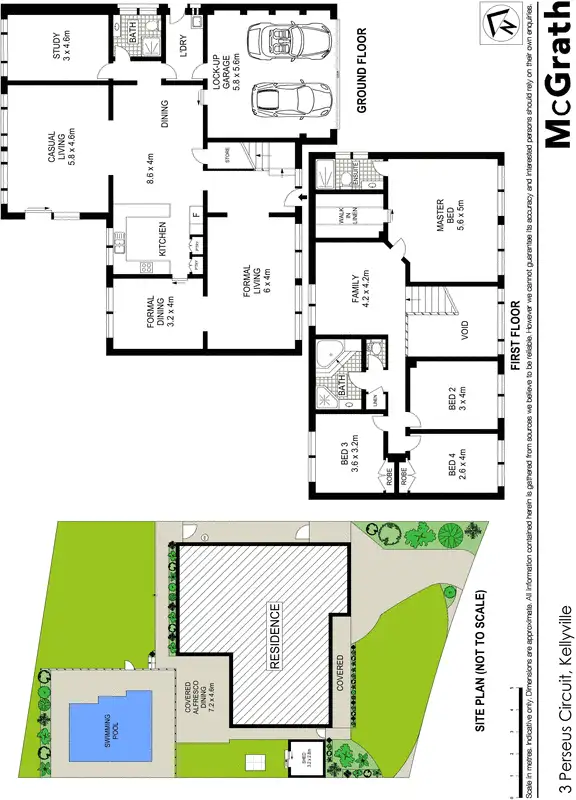 Floorplan of Homely house listing, 3 Perseus Circuit, Kellyville NSW 2155
