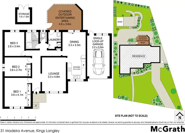 Floorplan of Homely house listing, 31 Madeira Avenue, Kings Langley NSW 2147