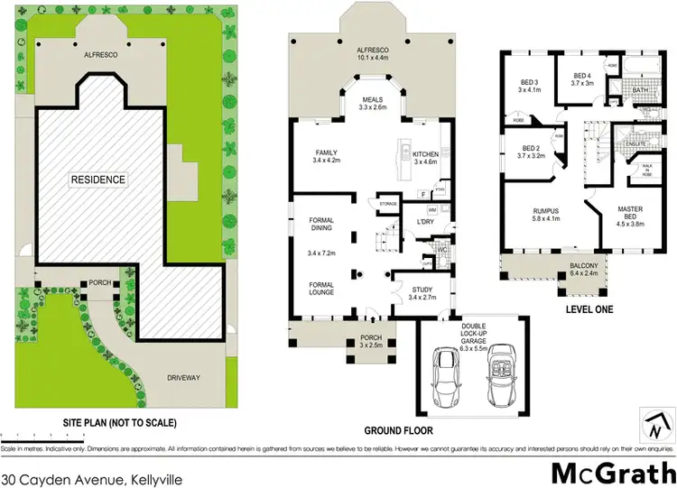 Floorplan of Homely house listing, 30 Cayden Avenue, Kellyville NSW 2155
