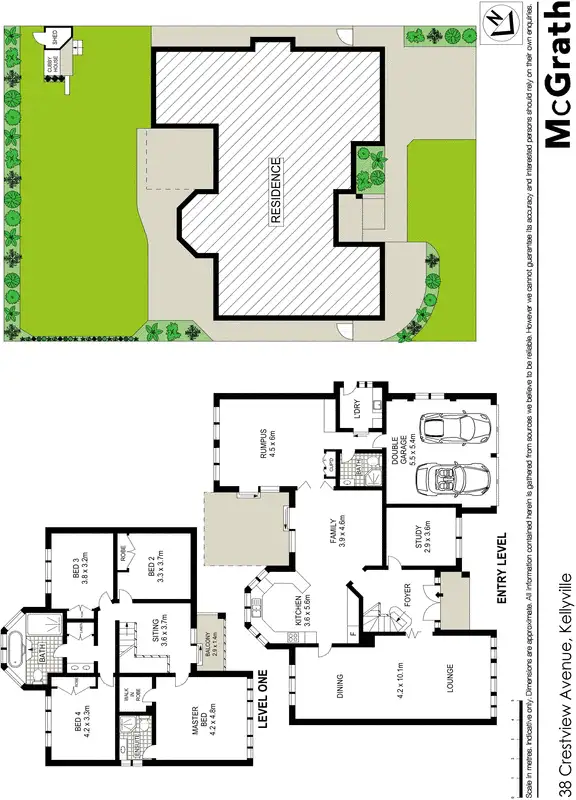 Floorplan of Homely house listing, 38 Crestview Avenue, Kellyville NSW 2155