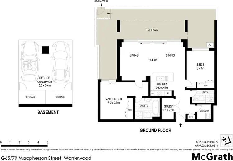 Floorplan of Homely unit listing, G65/79 Macpherson Street, Warriewood NSW 2102