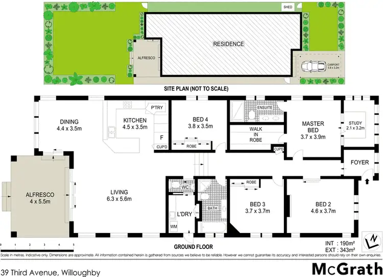 Floorplan of Homely house listing, 39 Third Avenue, Willoughby NSW 2068