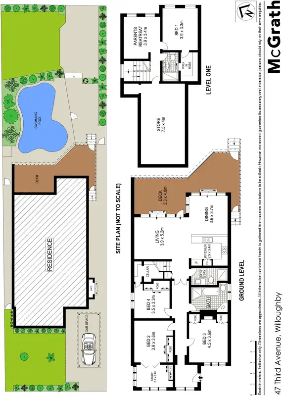 Floorplan of Homely house listing, 47 Third Avenue, Willoughby NSW 2068