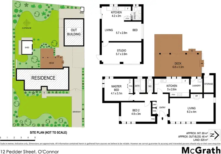 Floorplan of Homely house listing, 12 Pedder Street, O'connor ACT 2602