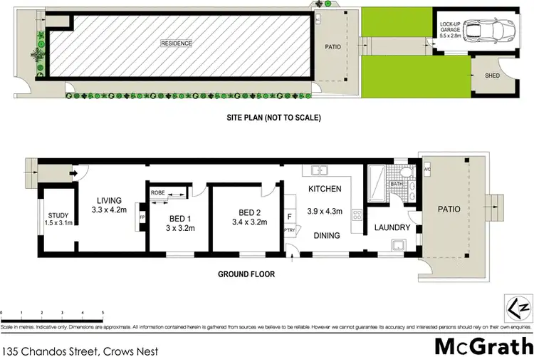 Floorplan of Homely house listing, 135 Chandos Street, Crows Nest NSW 2065