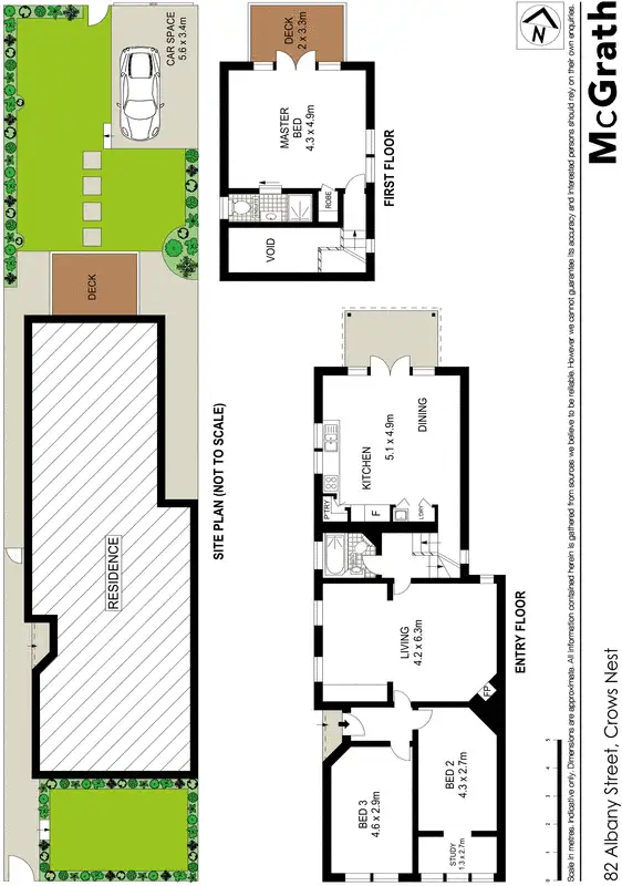 Floorplan of Homely house listing, 82 Albany Street, Crows Nest NSW 2065