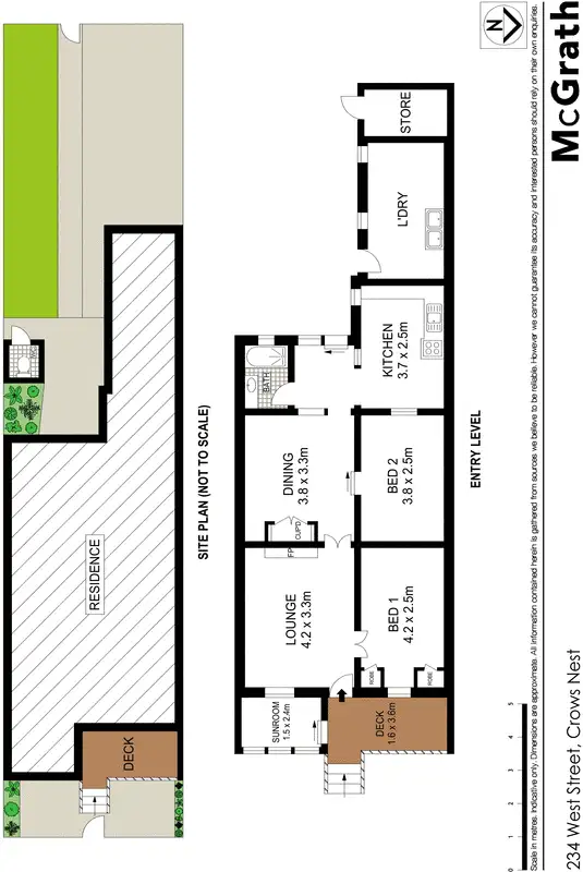 Floorplan of Homely house listing, 234 West Street, Crows Nest NSW 2065