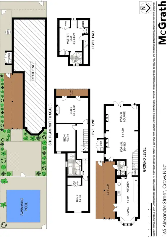 Floorplan of Homely house listing, 165 Alexander Street, Crows Nest NSW 2065