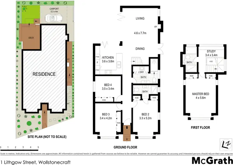 Floorplan of Homely house listing, 1 Lithgow Street, Wollstonecraft NSW 2065