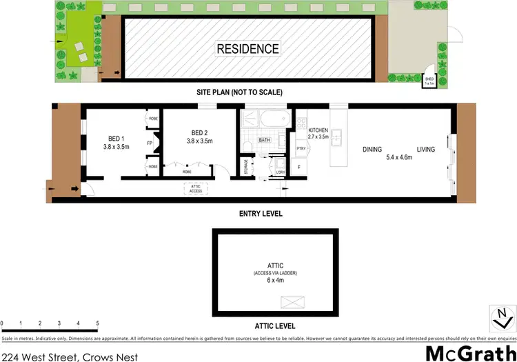 Floorplan of Homely house listing, 224 West Street, Crows Nest NSW 2065