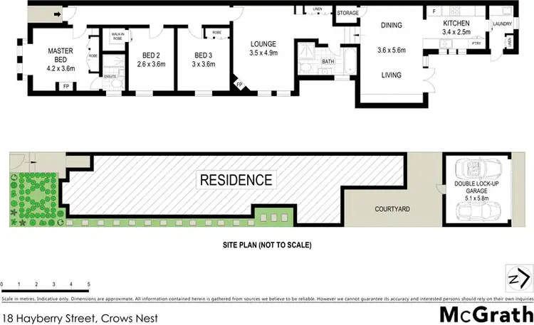 Floorplan of Homely house listing, 18 Hayberry Street, Crows Nest NSW 2065
