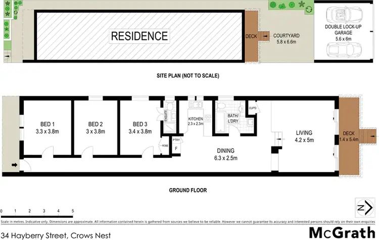 Floorplan of Homely house listing, 34 Hayberry Street, Crows Nest NSW 2065