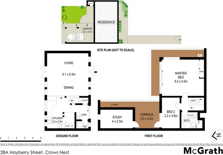 Floorplan of Homely house listing, 28A Hayberry Street, Crows Nest NSW 2065