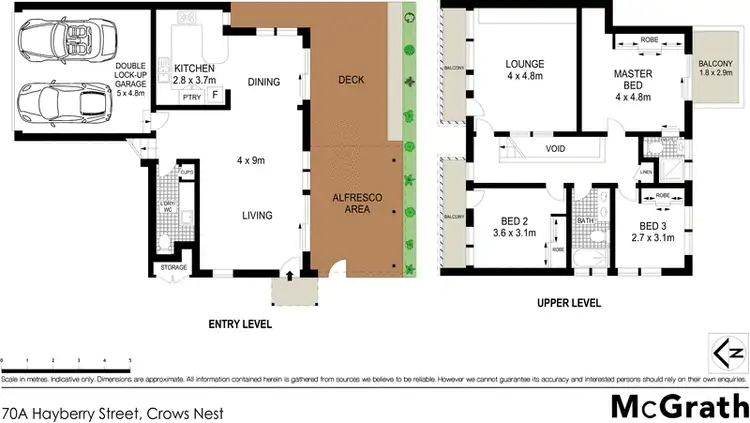 Floorplan of Homely house listing, 70A Hayberry Street, Crows Nest NSW 2065