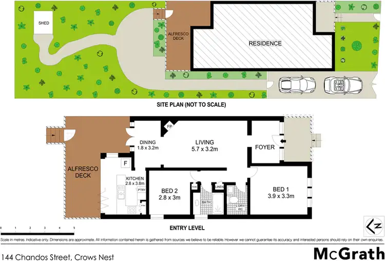 Floorplan of Homely house listing, 144 Chandos Street, Crows Nest NSW 2065