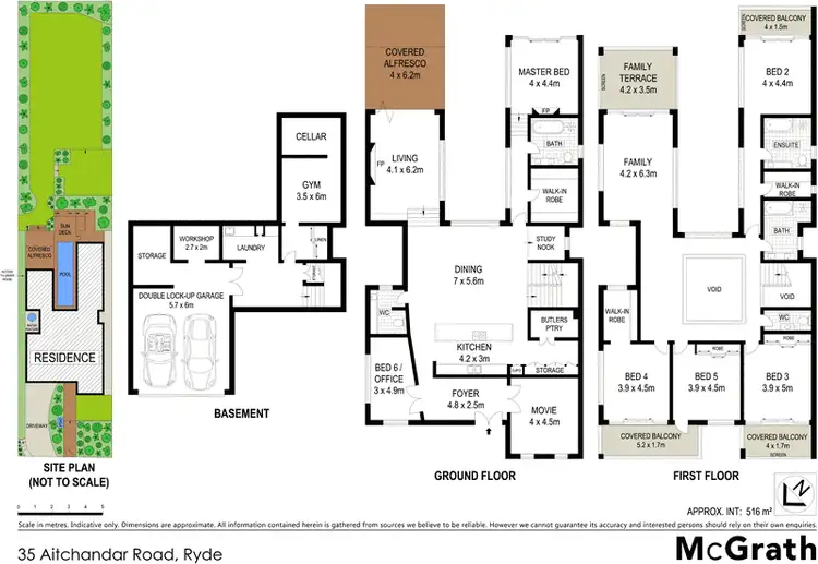 Floorplan of Homely house listing, 35 Aitchandar Road, Ryde NSW 2112