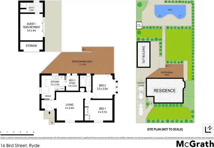 Floorplan of Homely house listing, 16 Bird Street, Ryde NSW 2112
