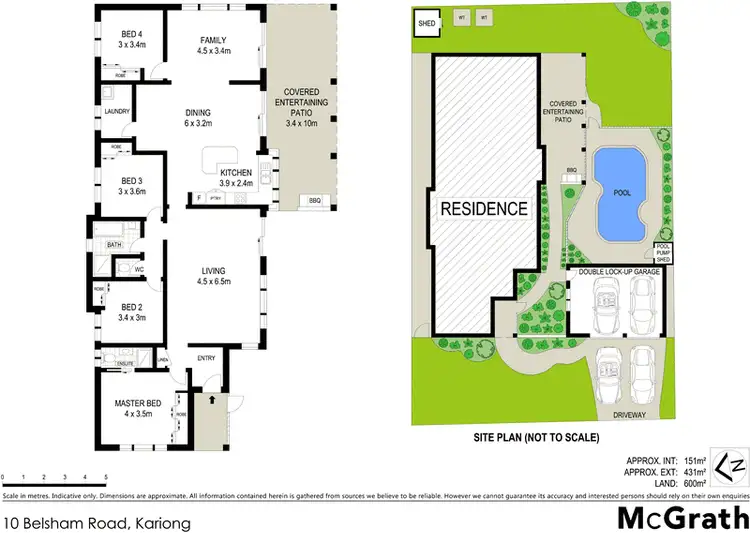 Floorplan of Homely house listing, 10 Belsham Road, Kariong NSW 2250