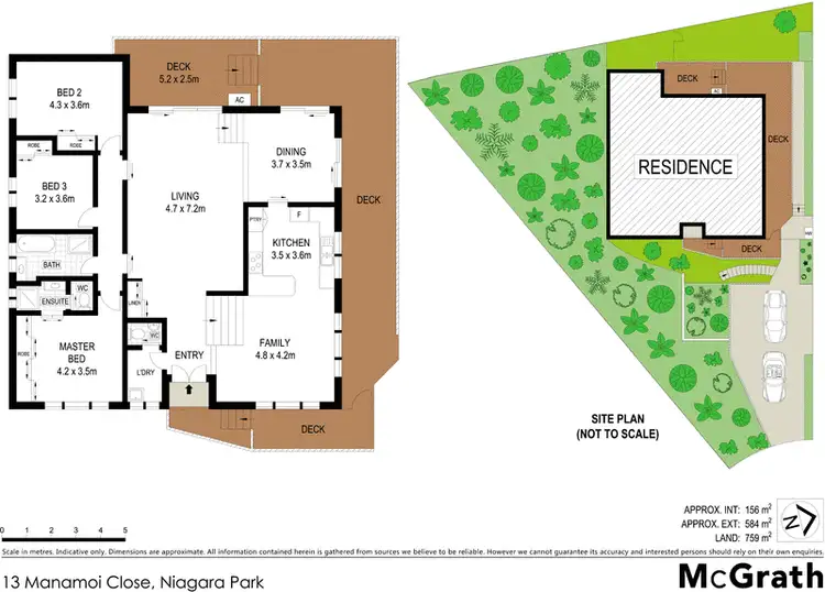 Floorplan of Homely house listing, 13 Manamoi Close, Niagara Park NSW 2250