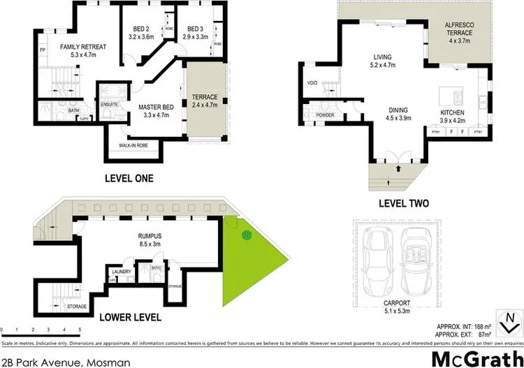 Floorplan of Homely house listing, 2B Park Avenue, Mosman NSW 2088