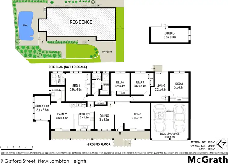 Floorplan of Homely house listing, 9 Gistford Street, New Lambton Heights NSW 2305