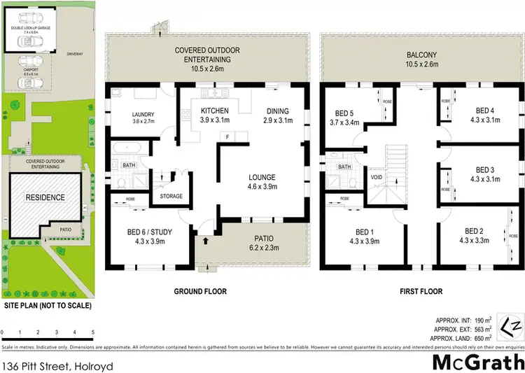 Floorplan of Homely house listing, 136 Pitt Street, Holroyd NSW 2142