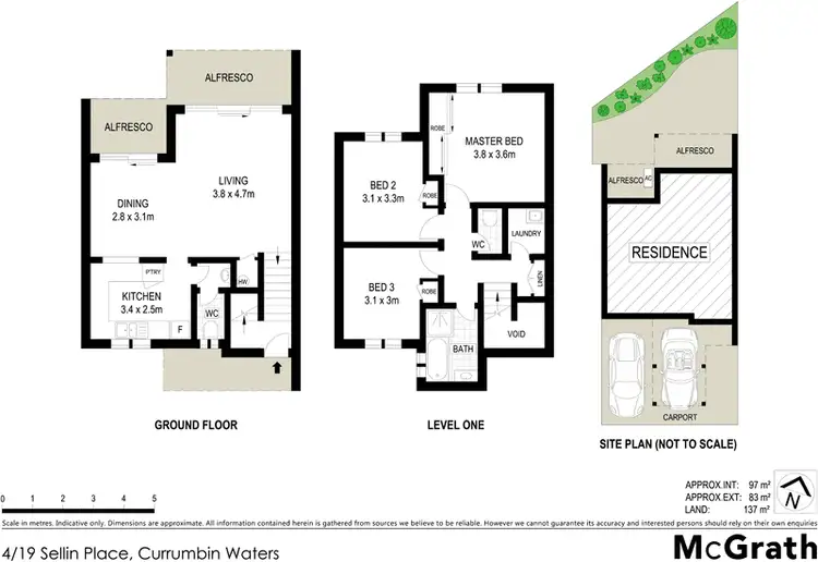 Floorplan of Homely townhouse listing, 4/19 Sellin Place, Currumbin Waters QLD 4223