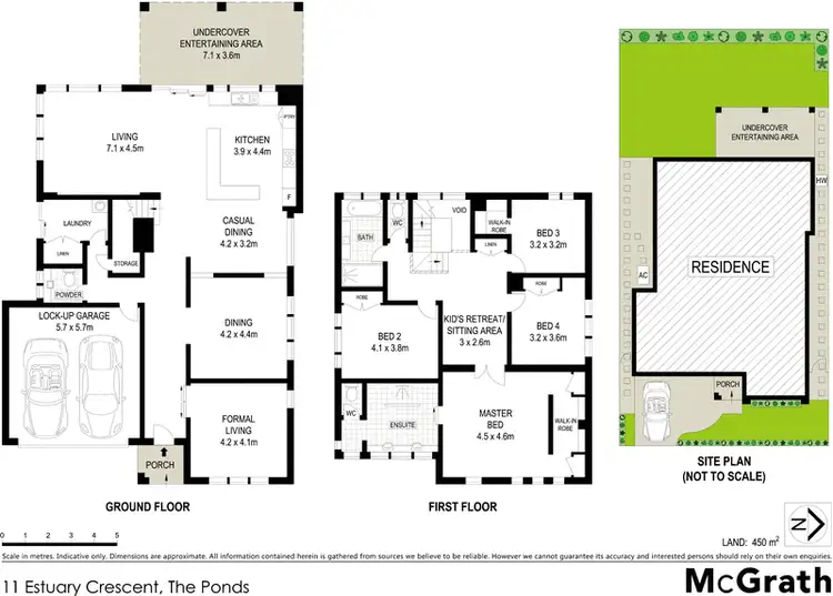 Floorplan of Homely house listing, 11 Estuary Crescent, The Ponds NSW 2769
