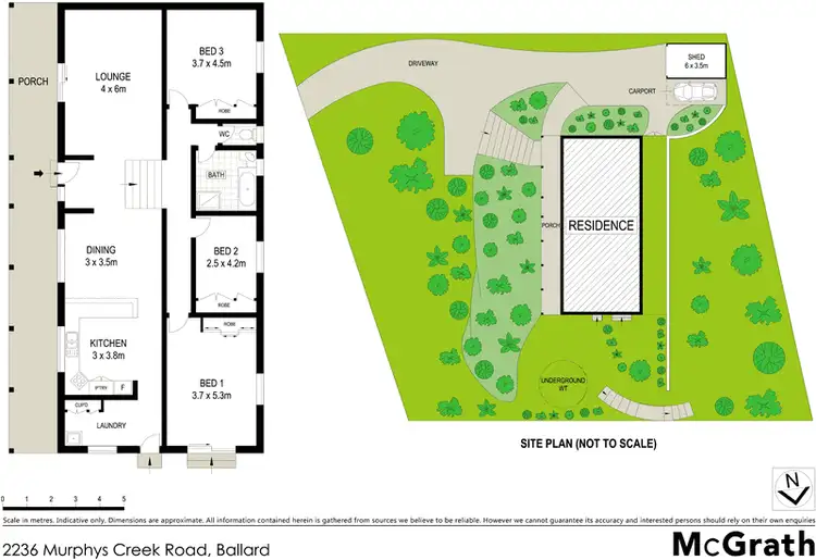 Floorplan of Homely house listing, 2236 Murphys Creek Road, Ballard QLD 4352