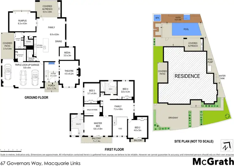 Floorplan of Homely house listing, 67 Governors Way, Macquarie Links NSW 2565