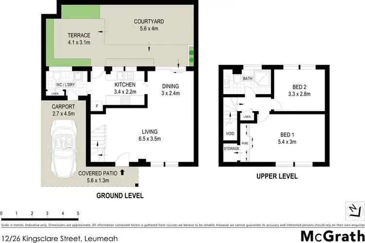 Floorplan of Homely townhouse listing, 12/26 Kingsclare Street, Leumeah NSW 2560